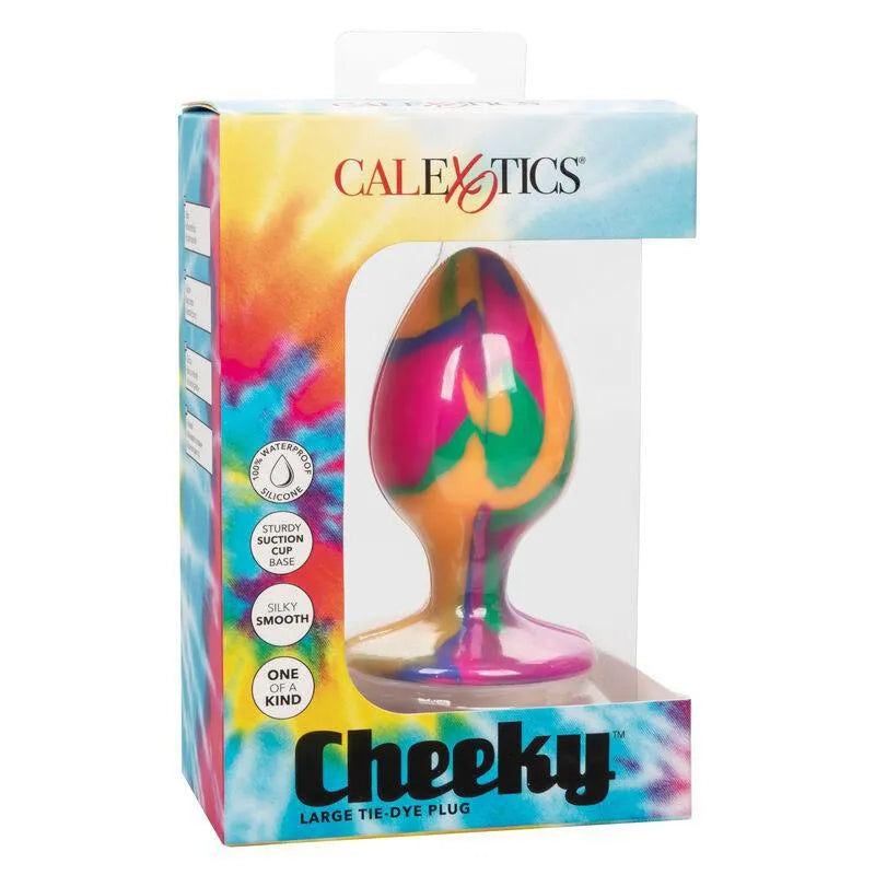 Plug Anal Tie-Dye Silicone Sécurisé