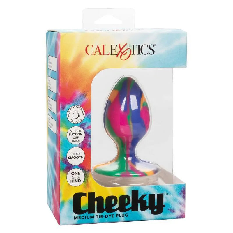 Plug Anal Tie-Dye Silicone Sans Phtalates