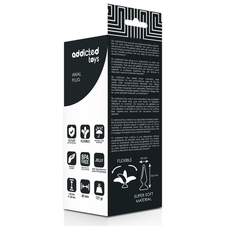 Plug Anal Tpr Hypoallergénique Pour Débutants