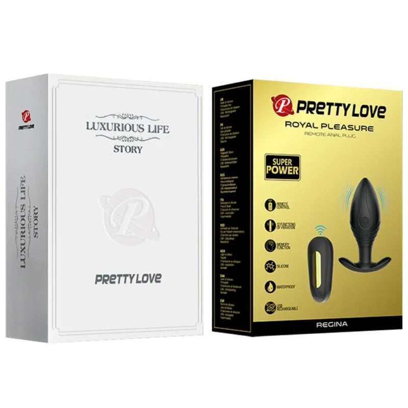 Plug Anal Vibrant En Silicone Noir