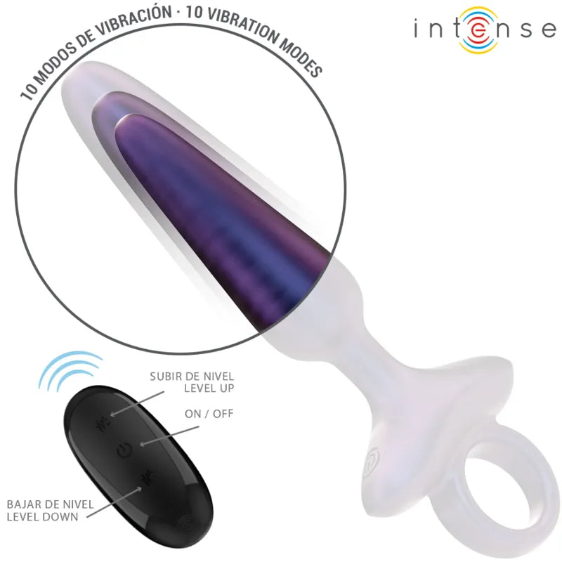 Plug Anal Vibrant En Silicone Rechargeable