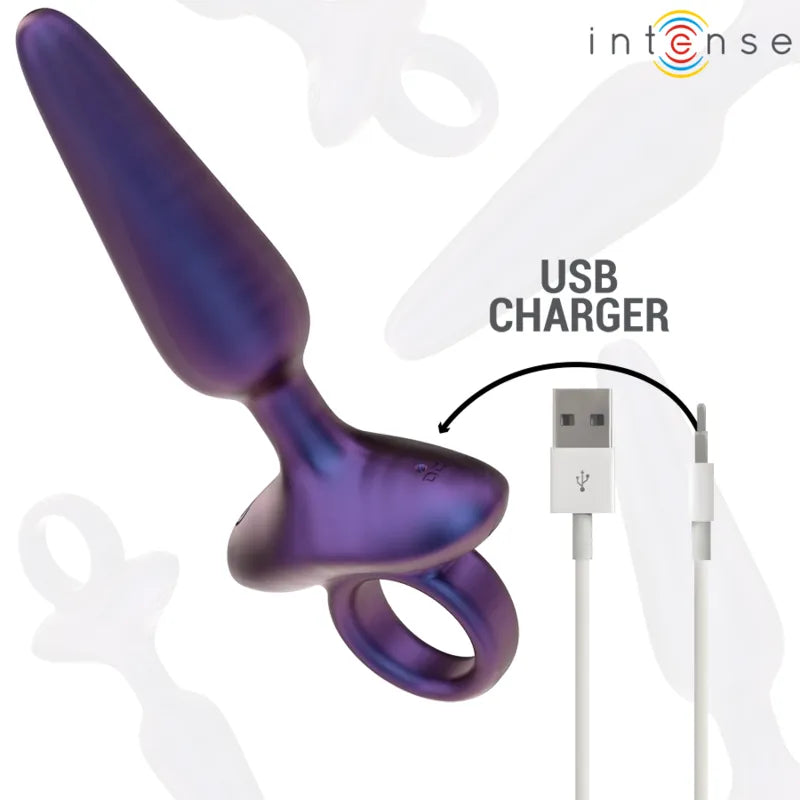 Plug Anal Vibrant En Silicone Rechargeable
