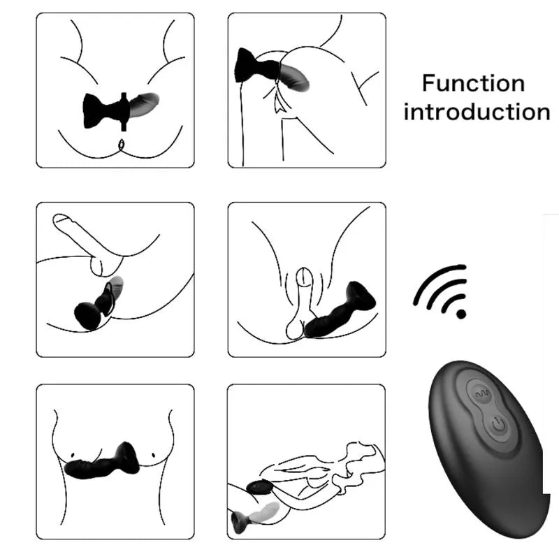 Plug Anal Vibrant Silicone Premium