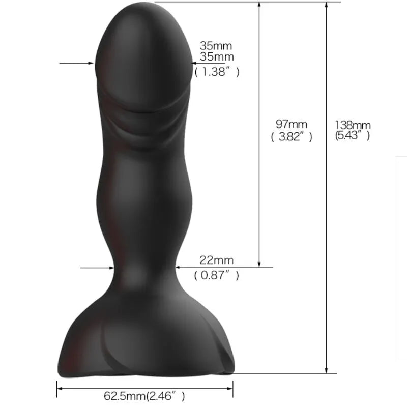 Plug Anal Vibrant Silicone Premium