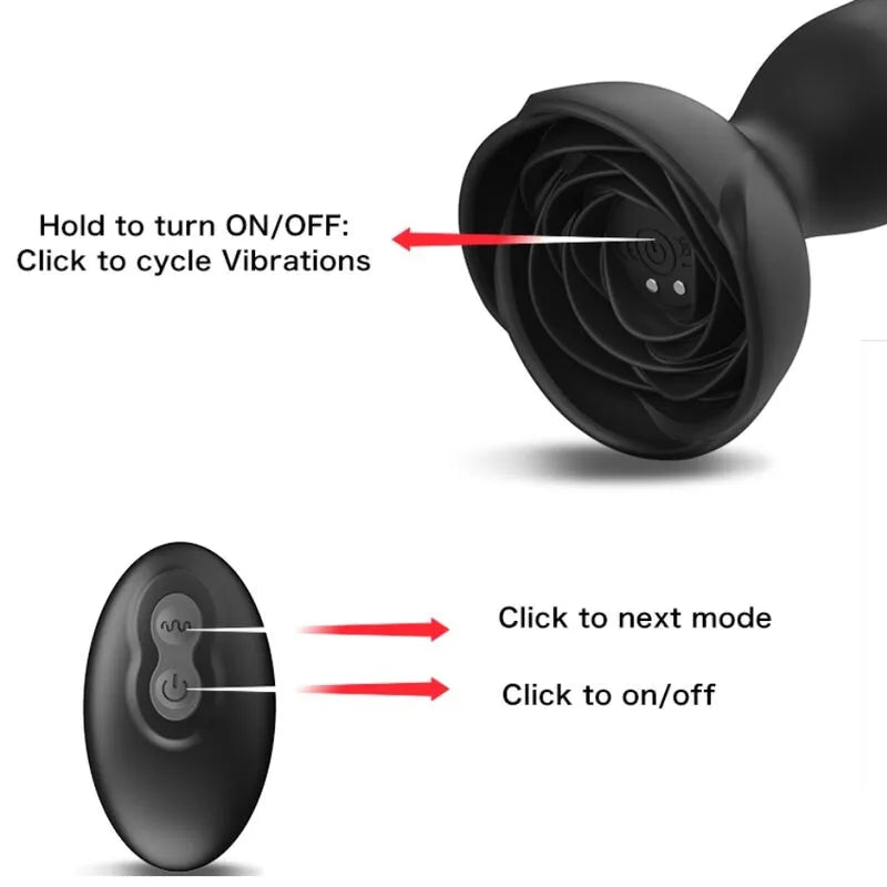 Plug Anal Vibrant Silicone Premium