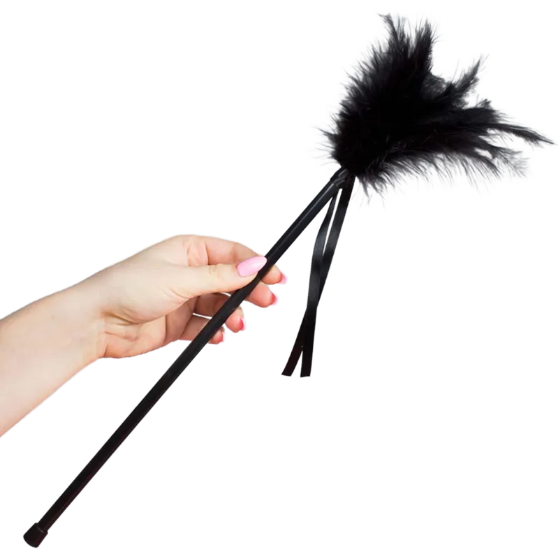 Plume Érotique Massage Peau Noire