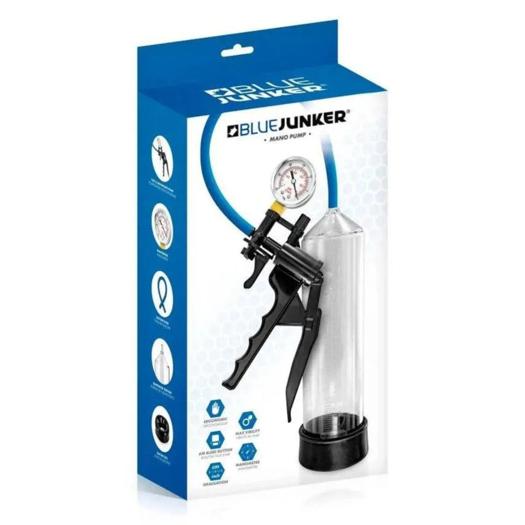 Pompe À Pénis Ergonomique En Silicone Avec Manomètre