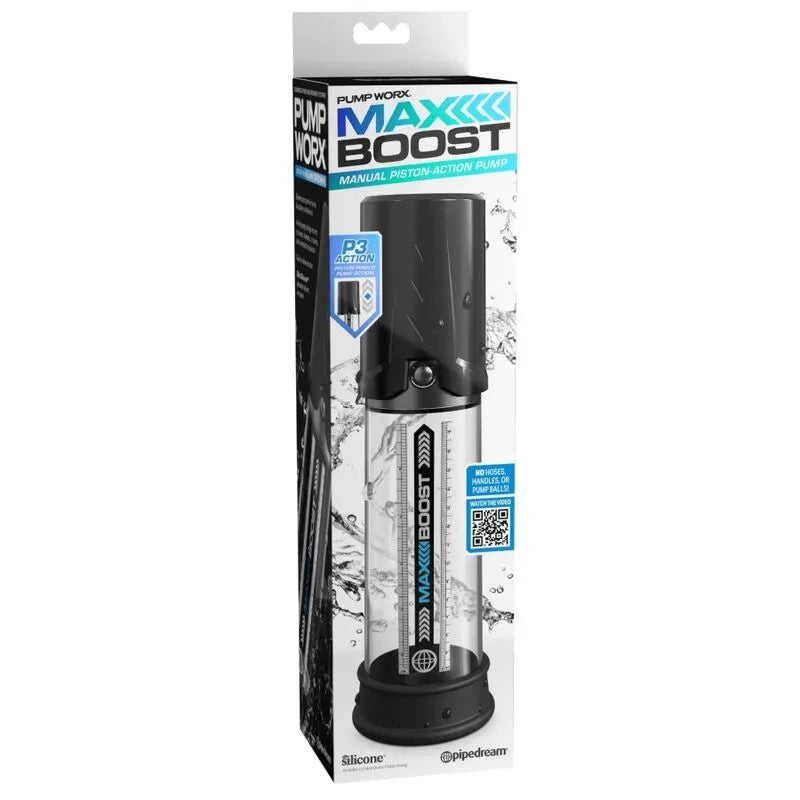 Pompe À Pénis Manuelle Max Boost Pour Érections Puissantes