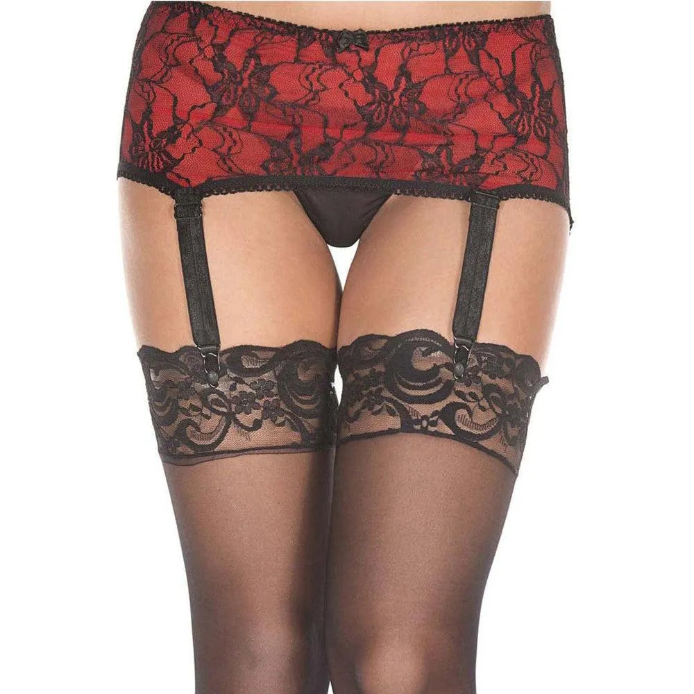 Porte Jarretelles Rouge