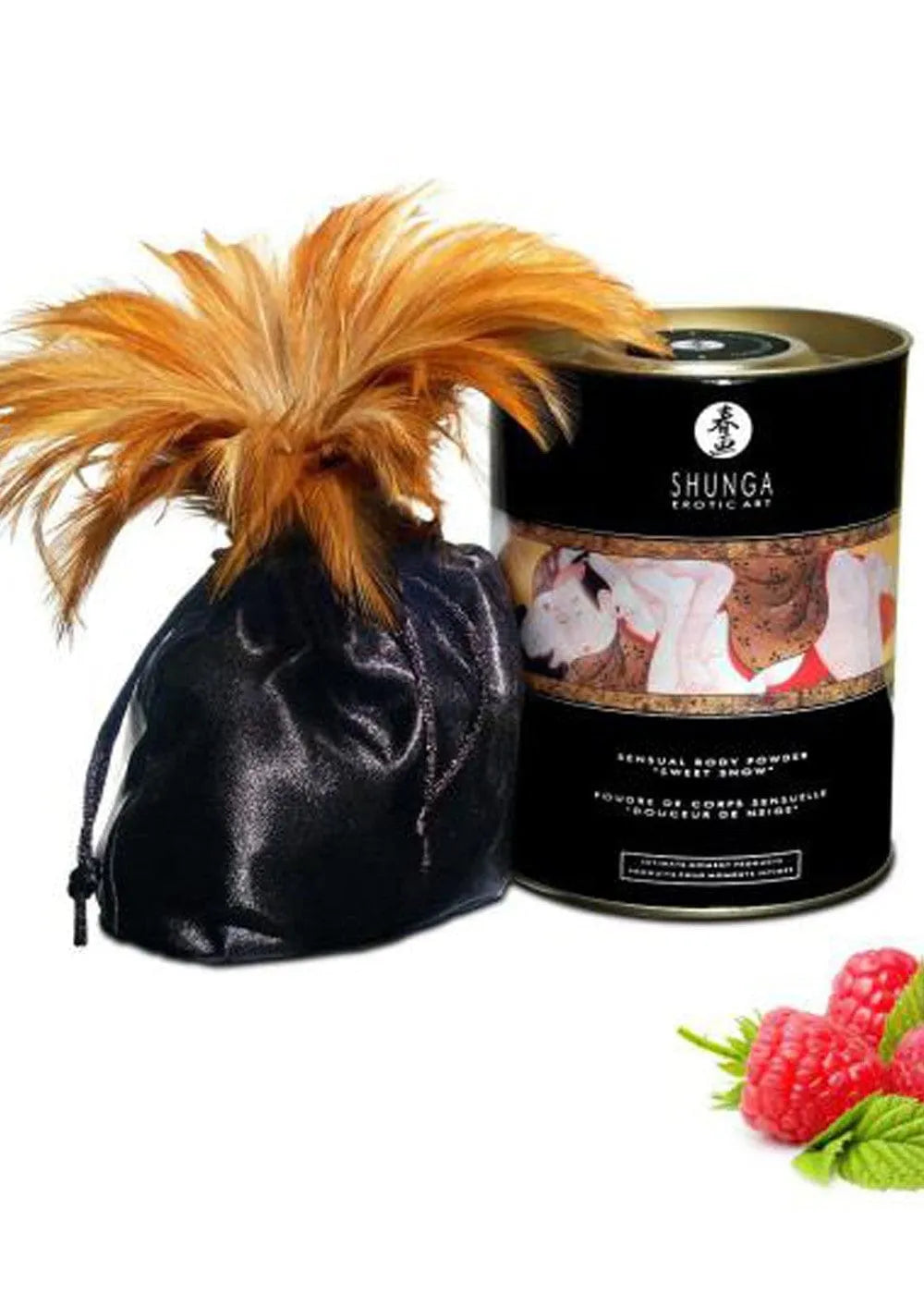 Poudre Massage Comestible Framboise Végétalienne