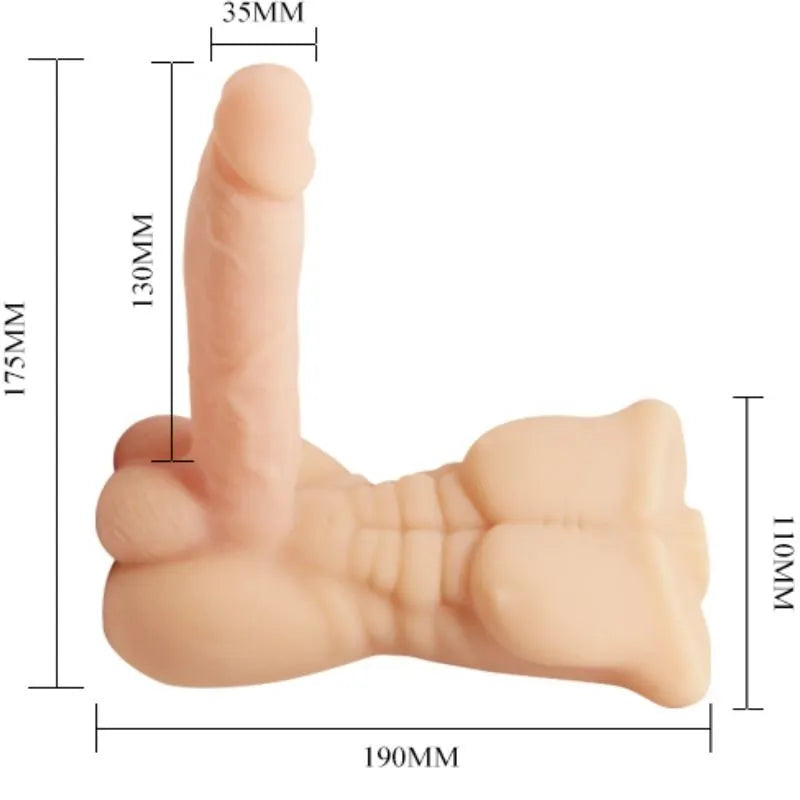 Poupée Sexuelle Homme Vibrant Multi-Vitesses