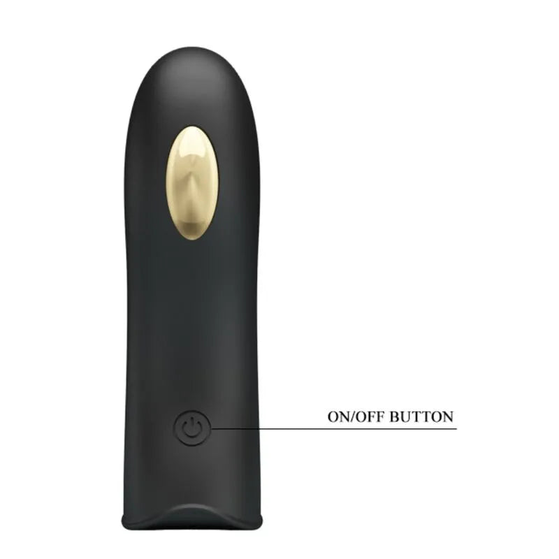 Protège-Doigt Électrostimulation Silicone Noir Rechargeable