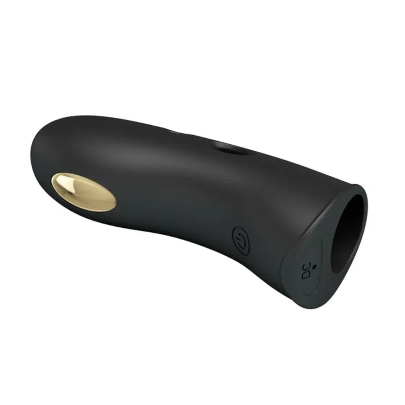Protège-Doigt Électrostimulation Silicone Noir Rechargeable