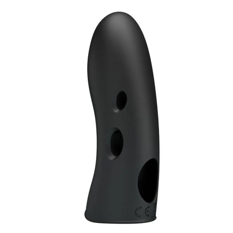 Protège-Doigt Électrostimulation Silicone Noir Rechargeable
