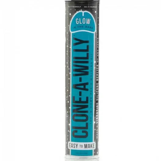 Réplique Pénis Silicone Bleu Luminescent