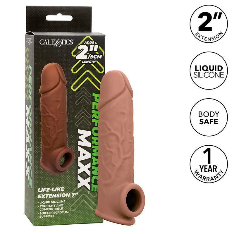Rallonge Pénienne Réaliste En Silicone Extensible