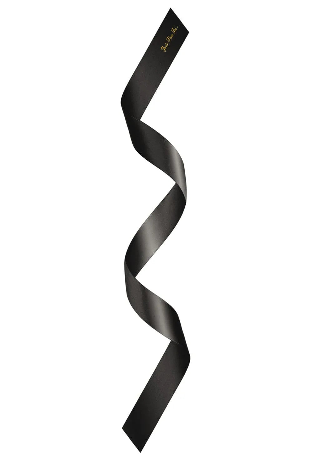 Ruban Satiné Noir Doux Pour Jeux Intimes