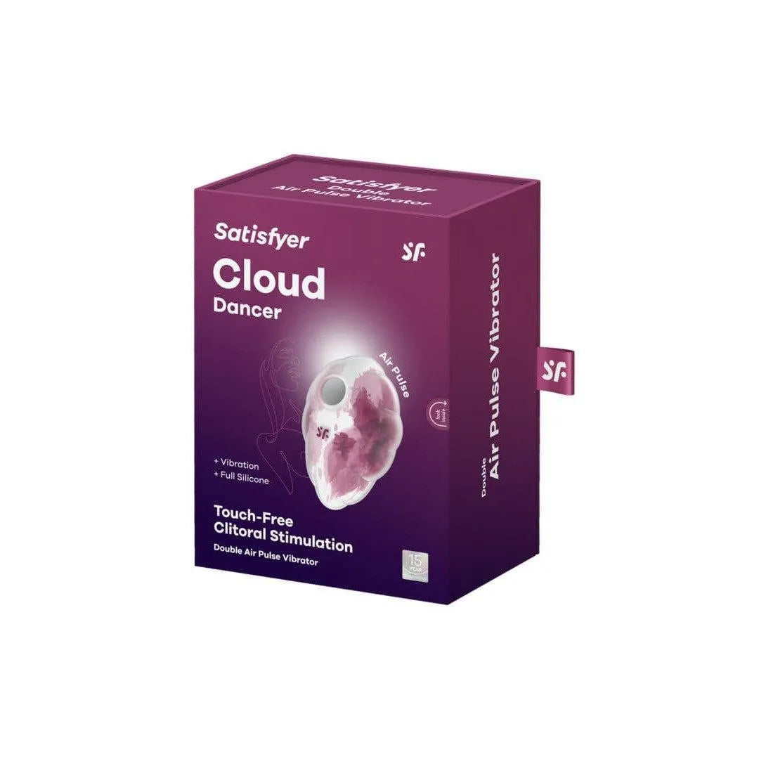 Satisfyer Cloud Dancer Stimulateur Clitoridien Silicone Rose Étanche