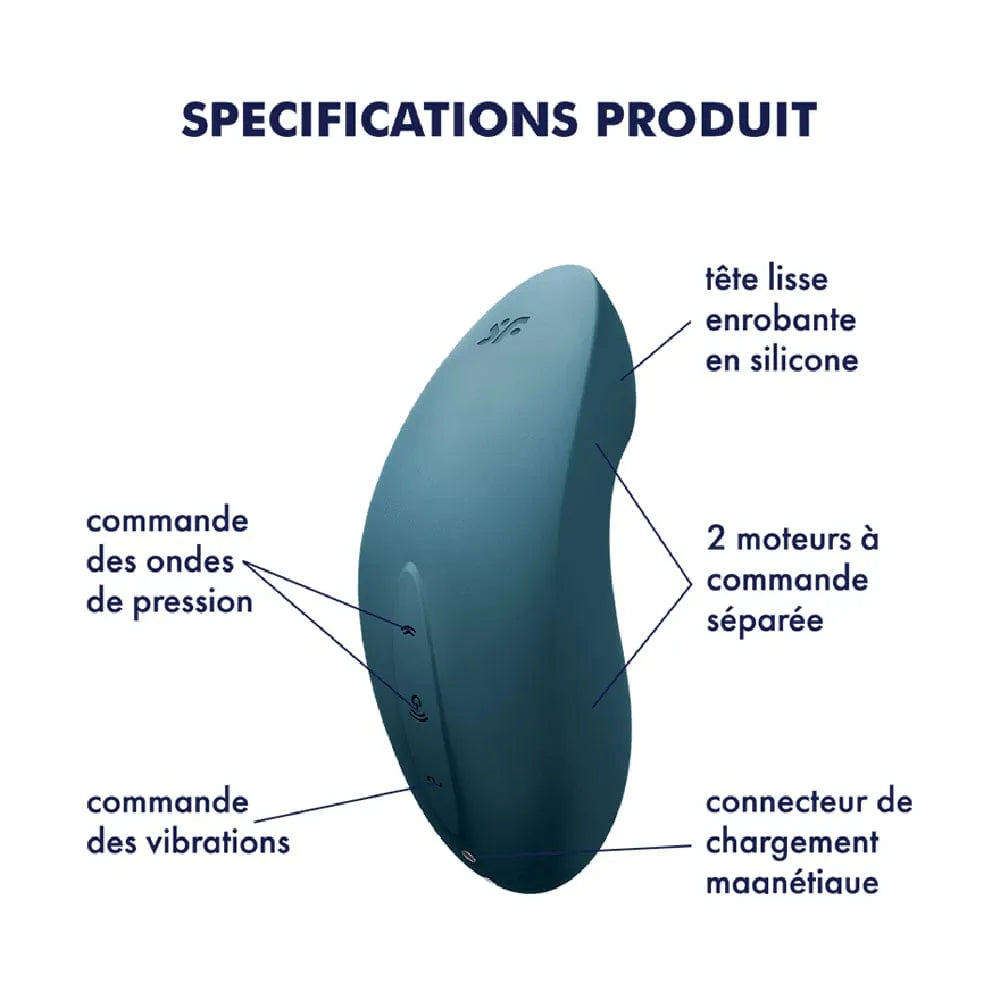 Satisfyer Viva La Vulva 2 Silicone Médical Stimulation Clitoridienne