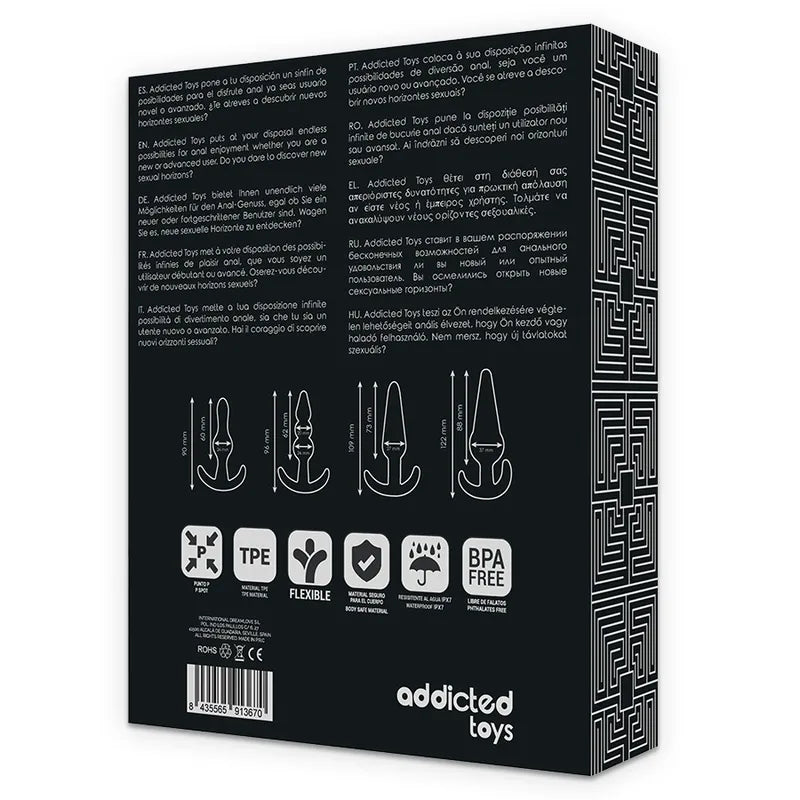 Set De Plugs Anaux Flexibles Sans Phtalates