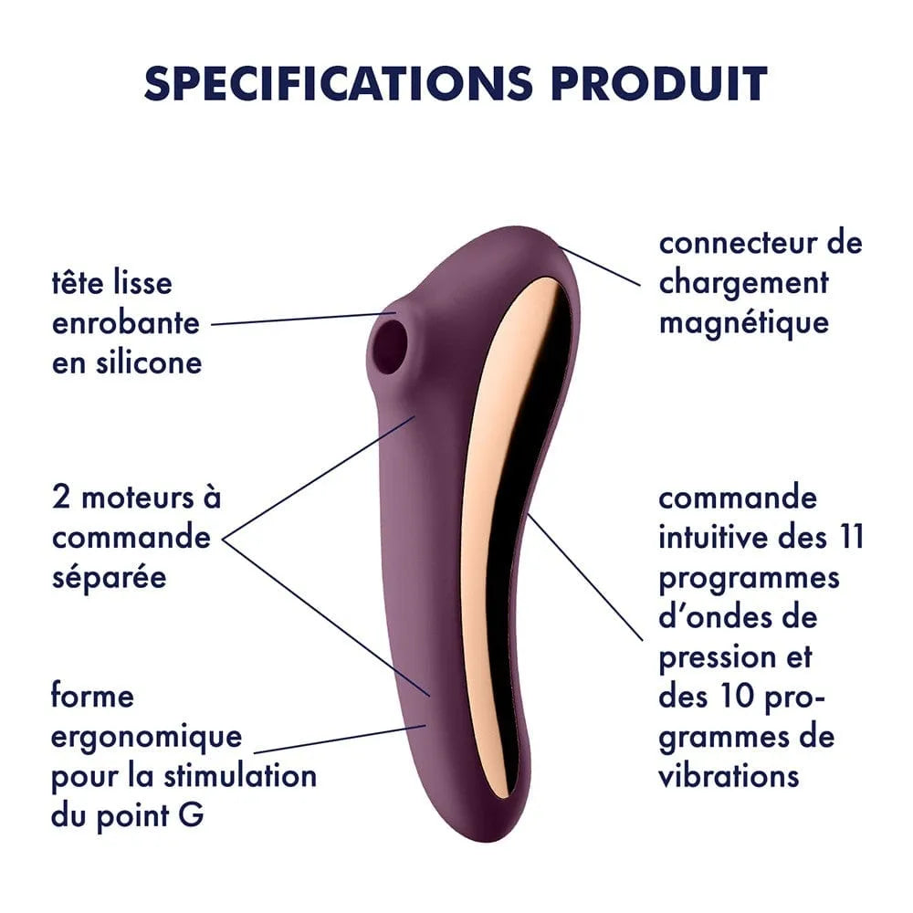 Sextoy Silicone Étanche Stimulation Clitoridienne
