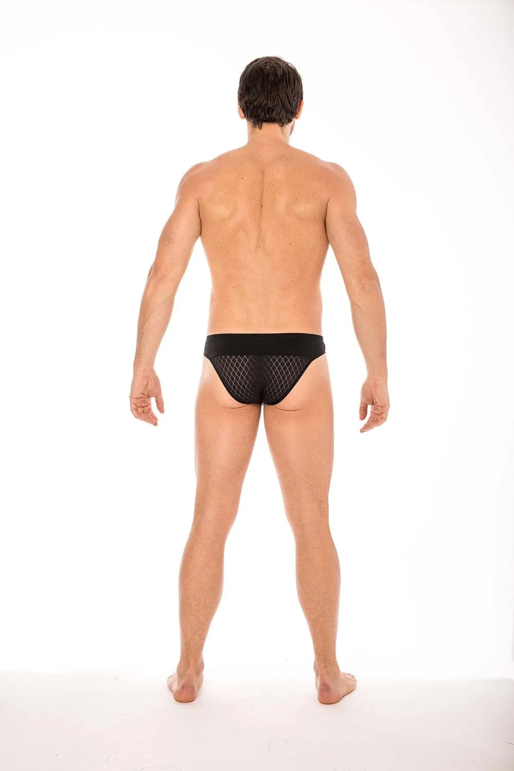 Slip Noir Ajouré Ceinture Large Lookme