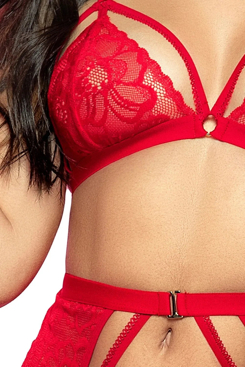 Soutien Gorge Et String Rouge