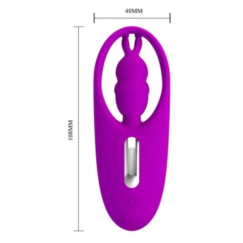 Stimulateur Clitoridien En Silicone Discret Avec Télécommande