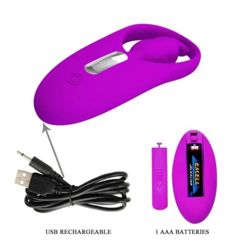 Stimulateur Clitoridien En Silicone Discret Avec Télécommande