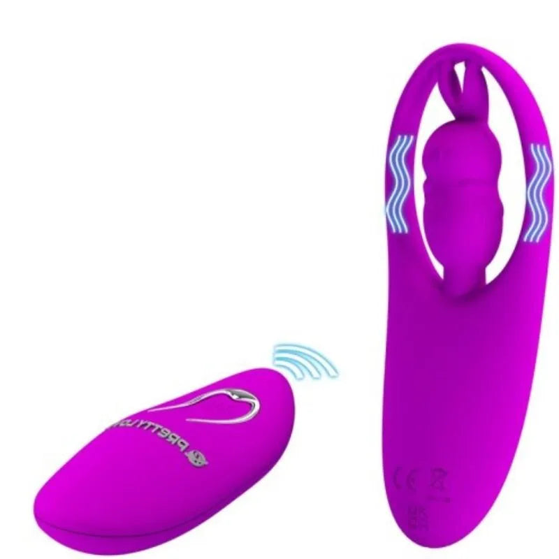 Stimulateur Clitoridien En Silicone Discret Avec Télécommande