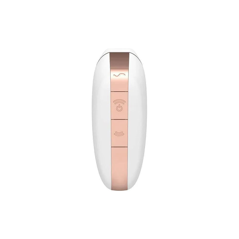 Stimulateur Connecté Blanc Pulsé Vibrations Silicone