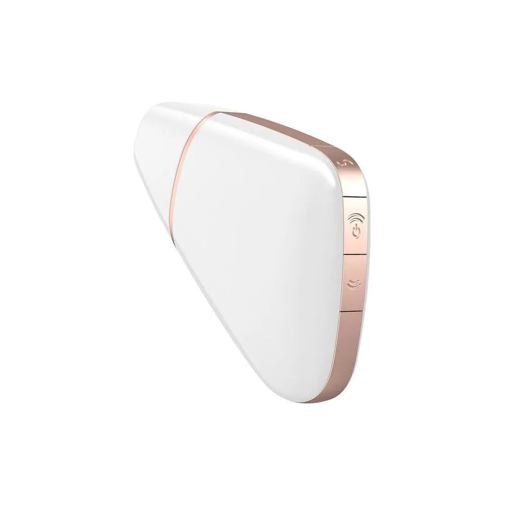 Stimulateur Connecté Blanc Pulsé Vibrations Silicone