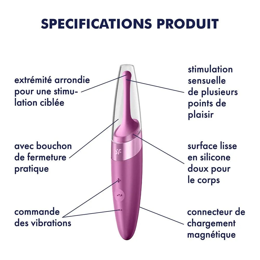 Stimulateur Intime Étanche Silicone Voyage