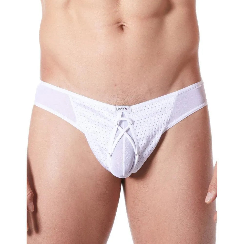 String Blanc Sexy Avec Transparence