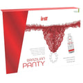 String Dentelle Rouge Perles Lubrifiant Fraise