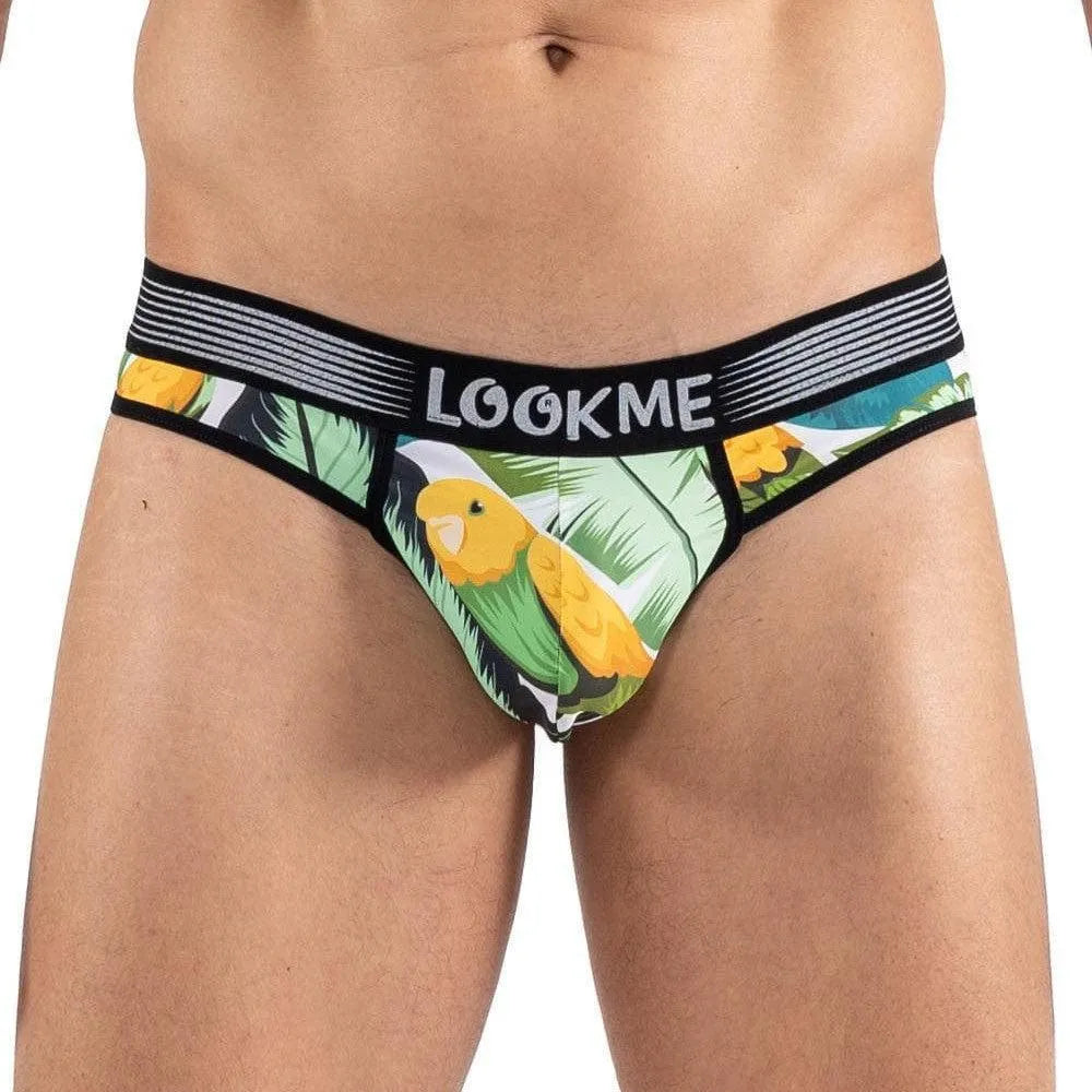 String Exotique Lookme Avec Imprimé Oiseau Chanteur