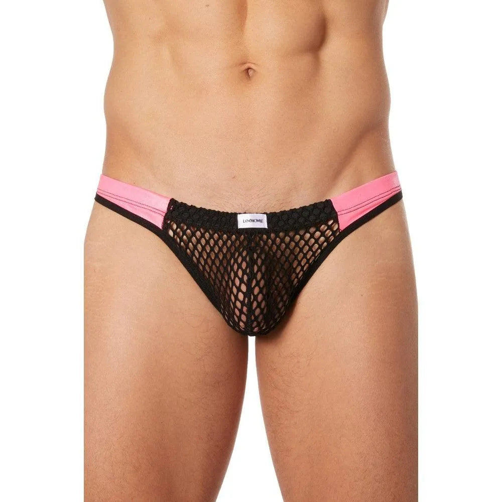 String Homme Noir Chic Filet
