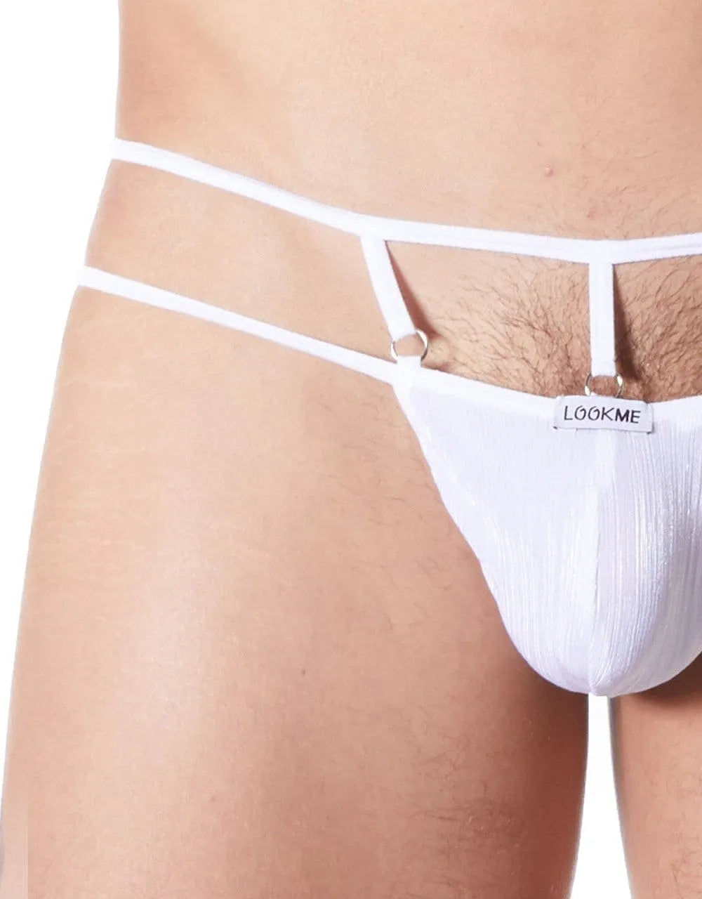 String Sexy Blanc Élégant Et Brillant