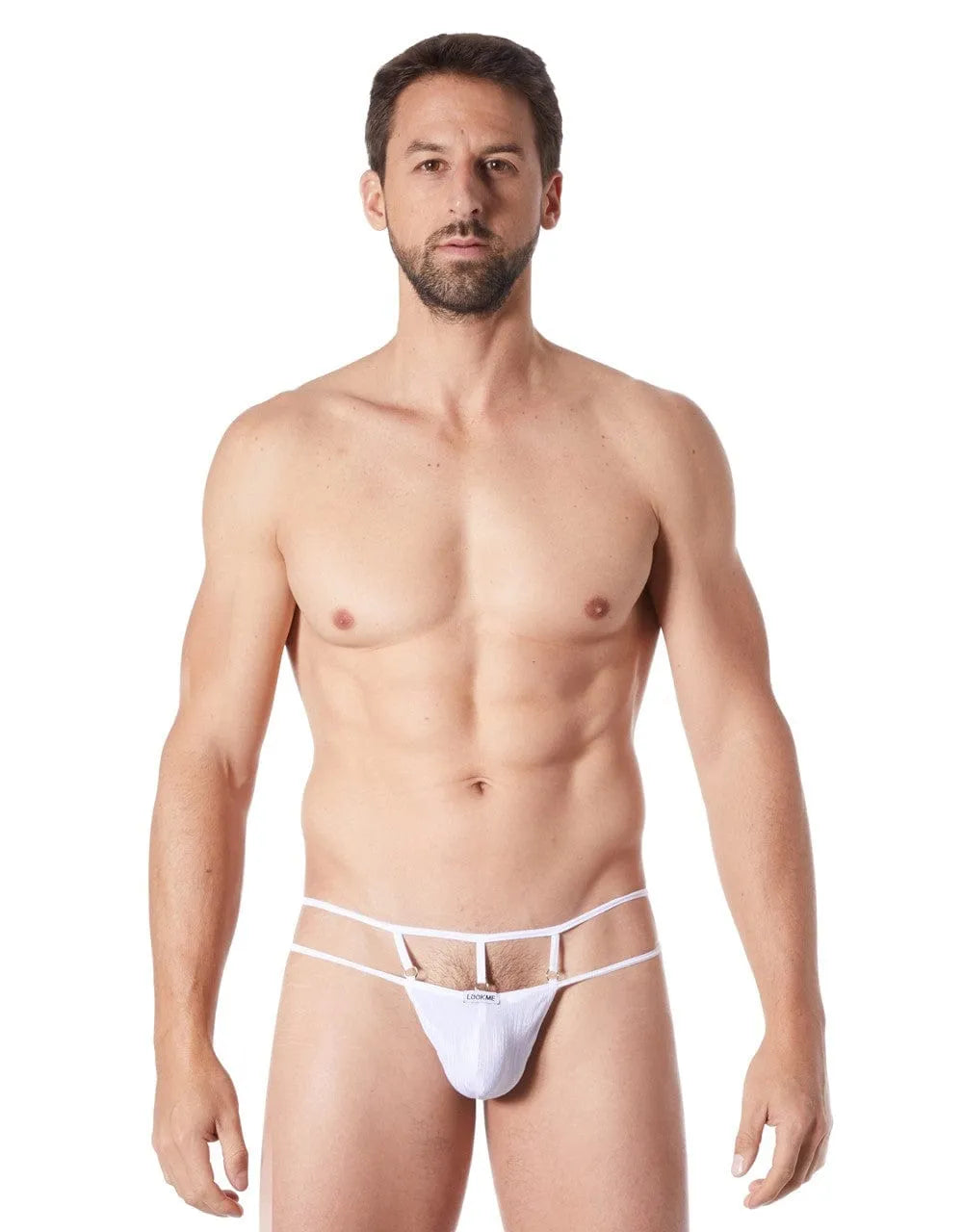 String Sexy Blanc Élégant Et Brillant