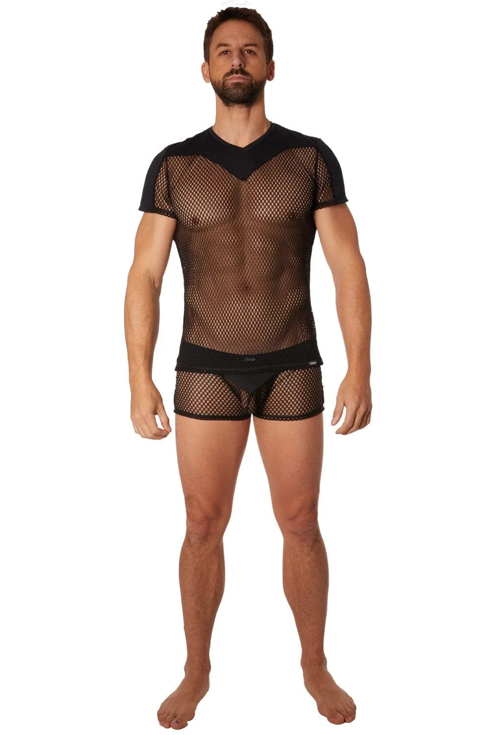 T-Shirt Résille Noir Sexy Jump Street