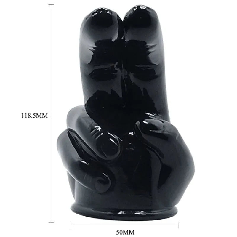 Tête Interchangeable De Massage Main Noire