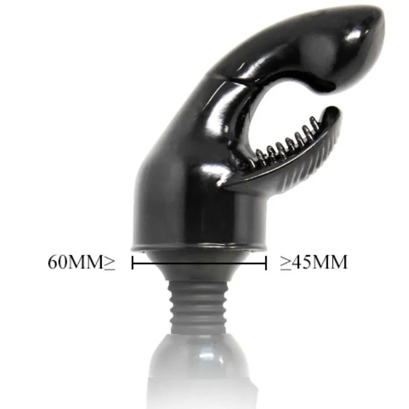 Tête Interchangeable Noire Pour Stimulation Point G Et Clitoris
