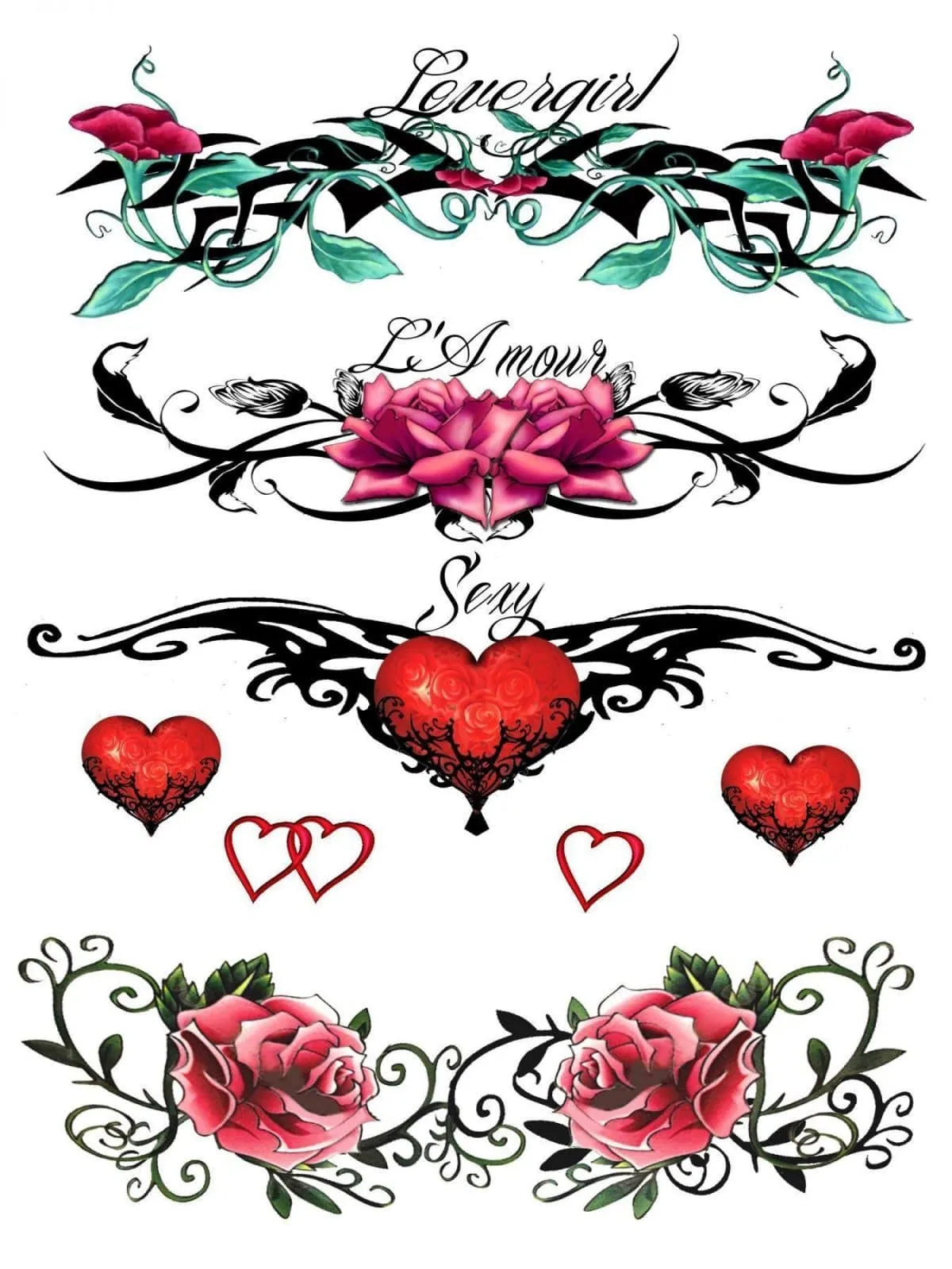 Tatouage Temporaire Hypoallergénique Waterproof Usa