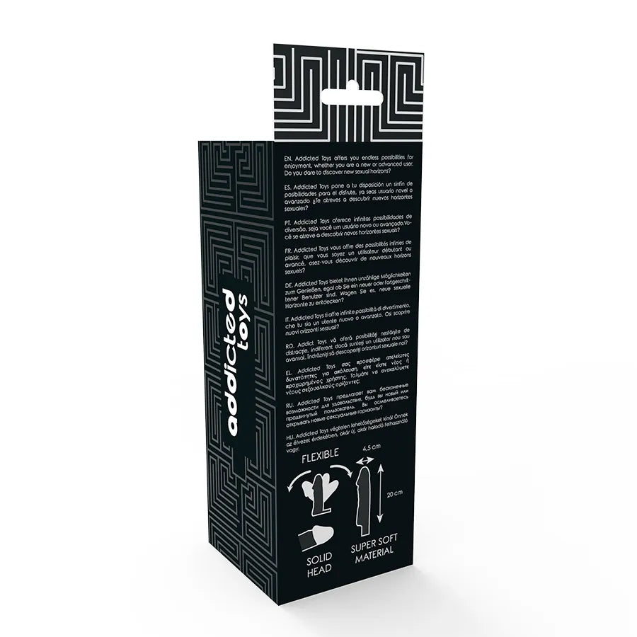 Étui Pénis En Élastomère Noir Pour Stimulation Optimale