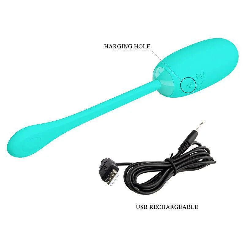 Œuf Vibrant Discret Vert Aqua