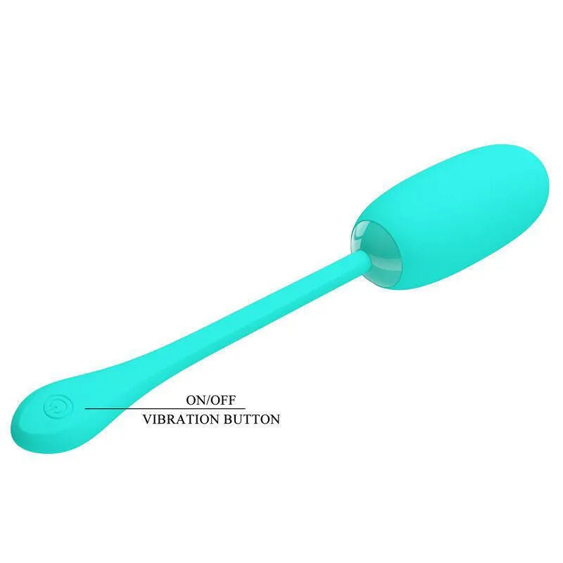 Œuf Vibrant Discret Vert Aqua