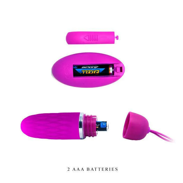 Œuf Vibrant En Silicone Lilas Avec Télécommande