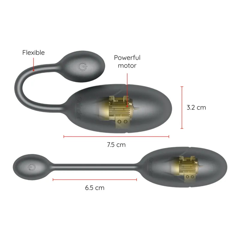 Œuf Vibrant Ergonomique Connecté Couples