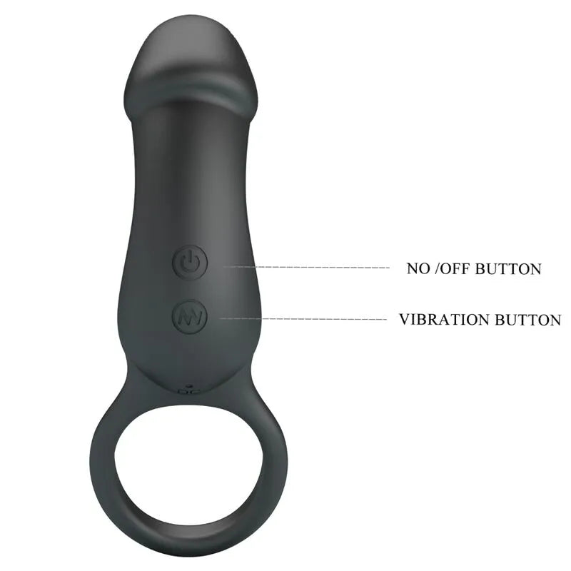 Œuf Vibrant Noir Télécommandé Silicone Discret