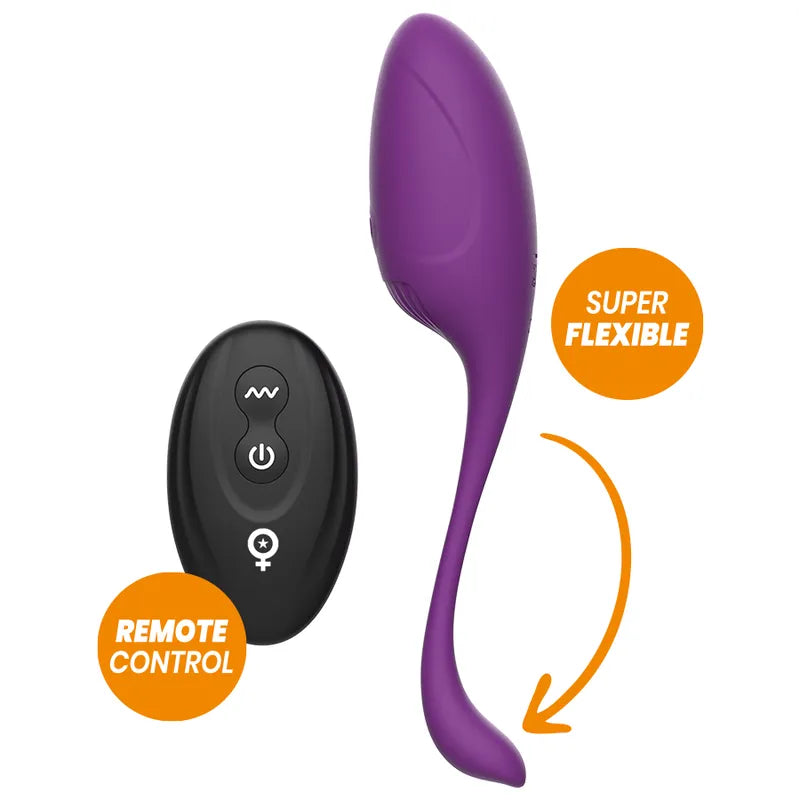 Œuf Vibrant Rechargeable En Silicone Étanche